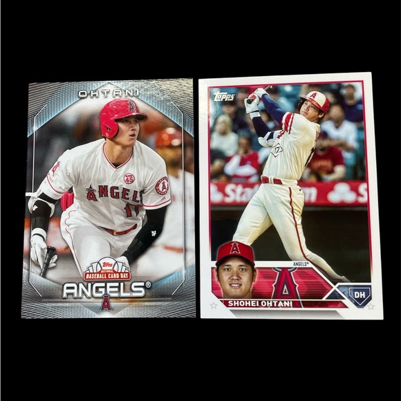 Shohei Ohtani Topps Baseball Cards lot of 8 - Picture 2 of 7